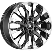 Диски Скад KP007 8x20 6*139.7 ET42 DIA75.1 Fury black Литой купить с бесплатной доставкой в пункты выдачи в Петербурге